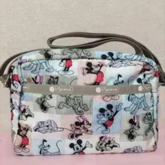 未使用 レスポートサック ディズニー ショルダーバッグ ミッキーパッチワーク