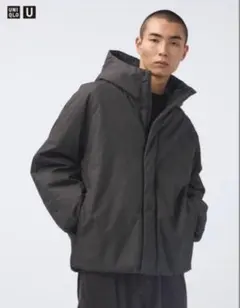 UNIQLO Ｕ(Ｌサイズ)パフテックボリュームパーカー(クリーニング済み)