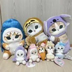mofusand にゃんぱんつ ショルダーバッグ サメにゃん マスコット