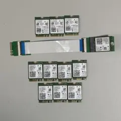 未確認 M.2 wifi カード 11枚 8265NGW 他 延長ケーブル付のサムネイル