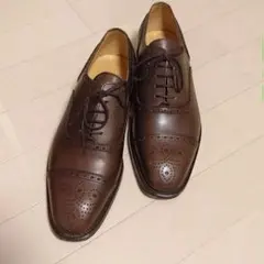 [美品]三陽山長 ドレスシューズ 6.5 茶のサムネイル