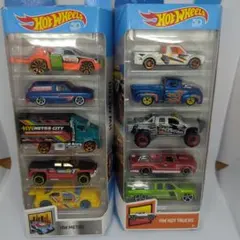 ホットウィール　ミニカー　メトロ ホットトラックズ 50周年　5パック 2セット