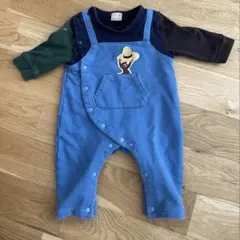 プティマイン　おさるのジョージ　ロンパース 70 美品