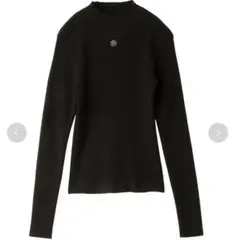 LILY BROWN×MARY QUANT ハイネックニット　黒