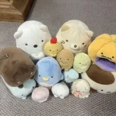 すみっこぐらしぬいぐるみセット14点セット