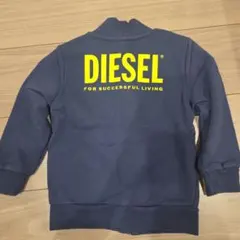 DIESEL ネイビー ジップアップトレーナー 36Mのサムネイル