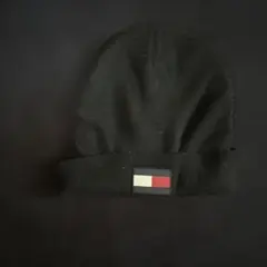 TOMMY HILFIGER ニット帽 ビーニー ブラックのサムネイル
