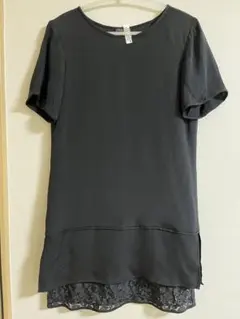 theory セオリー 黒半袖ワンピース サイズ2