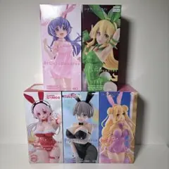 未開封 BiCute Bunnies バニー フィギュア 5体セット 女性キャラ