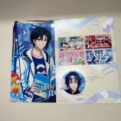 アイナナ　和泉一織　クリアポスター&缶バッジ