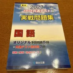 2023年度大学入学共通テスト実戦問題集国語