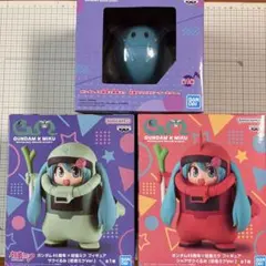ガンダム45周年×初音ミク　フィギュア　3種セット