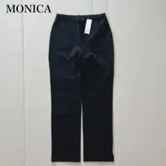MONICA 未使用タグ付き スラックス ストレートパンツ 大きいサイズ 洗える