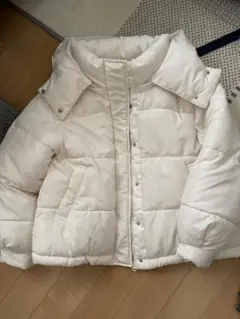 GRL フード付き2way中綿ダウンジャケット オフホワイト [kd20]