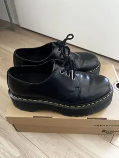 Dr. Martens 厚底レースアップシューズ ブラック