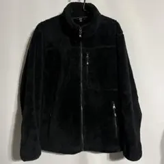 UNIQLO ブロックテックフリースジャケット Lサイズ　黒　防風