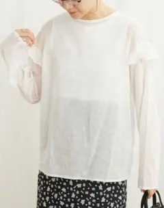 フィグロンドン　through シャツ　ホワイトのサムネイル