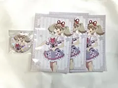 アイカツ大衣装展　姫石らき　ポストカード　缶バッジ　4点セット