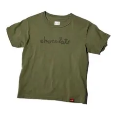chocolate 半袖Tシャツ s オリーブ　カーキ　y2k