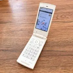 au 京セラ K006 ガラケー ホワイト　携帯電話 起動可