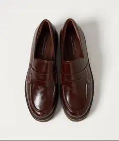 green label relaxing チャンキー ローファー 撥水