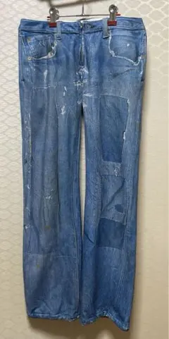極美品 TATA 26ss PRINT DENIM WIDE PANTS M 極美品 TATA 26ss PRINT DENIM WIDE PANTS M - メルカリ