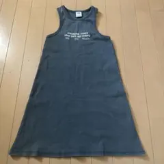 ZARA ノースリーブワンピース グレー
