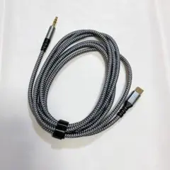 USB C - 3.5mm AUXケーブル 2m Type C - オス