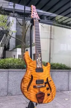 s*9様 セミアコ【個性的なギターをお探しの方】ハンドメイド、ビルダー制作7弦ギのサムネイル