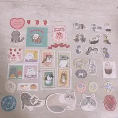 シールおすそ分け ねこ mofusand 可愛い