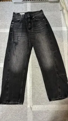 ZARA バギーデニム　ブラック