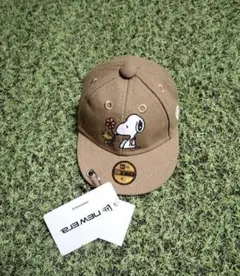 ✴スヌーピーin銀座2026✴NEW ERA✴ポーチ付エコバッグ✴カーキ - メルカリ