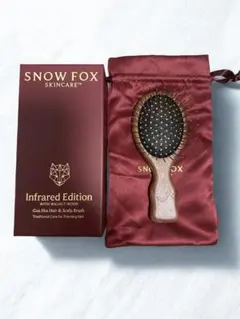 SNOWFOX プレミアムFOX カッサ 遠赤外線 ミニ ヘアブラシ
