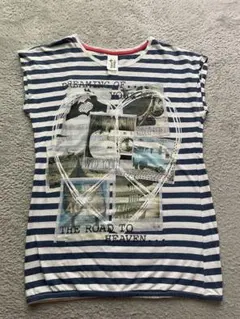 【蚤の市購入品】ヒアゼア158/164サイズ デザインTシャツのサムネイル