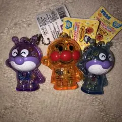 それいけ! アンパンマン　シャカシャカ　クリアキーホルダー　バイキンマン