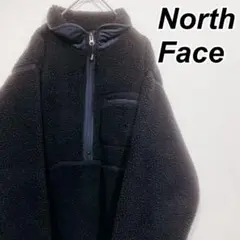 North  Face ノースフェイス　ボアジャケット　ネイビー　古着　90s