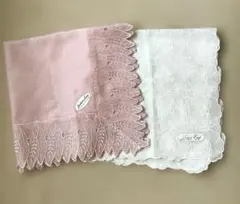 レースハンカチ　2枚