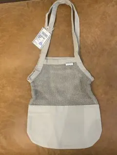 【未使用品】DULTON ダルトン コットン メッシュ バッグ Ｓ グレー