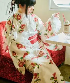 【クティールとレトロ】2WAY　浴衣セット