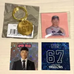伊藤琉偉選手 プロ初ホームラン記念ユニフォーム 東京ヤクルト