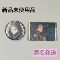 超かぐや姫 缶バッジ ホログラムカード 駒沢雷 2点セット