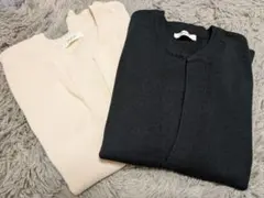 スタジオクラップ　ホワイト・ブラック プルオーバー 　フリー