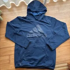 adidas パーカー ブルー