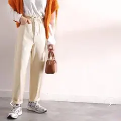 【完売品】クラシカルエルフ XXLサイズ ハイウエストギャザーテーパードパンツ