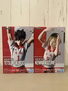 箱付き　2種セット ハイキュー!! 黒尾鉄朗 孤爪研磨 フィギュア