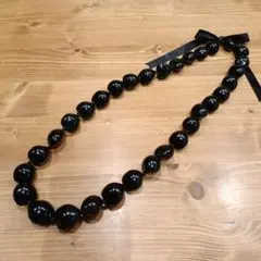 ククイナッツレイ　黒　ハワイ 　フラダンス