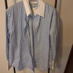 H&M ストライプシャツ 長袖 クレリックシャツのサムネイル