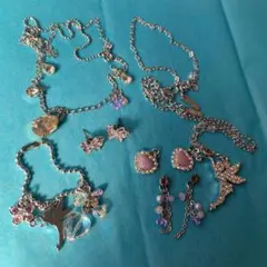 ANNA SUI 限定発売 ティンカーベル 蝶々 ハート アクセサリーセット