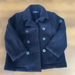 ファミリア コート 未使用 110cm ネイビー ファミリア 古着ネイビー フード付きコート 110cm familiar - 新入荷