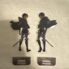 進撃の巨人 アクリルスタンド ヴィレヴァン リヴァイ エレン